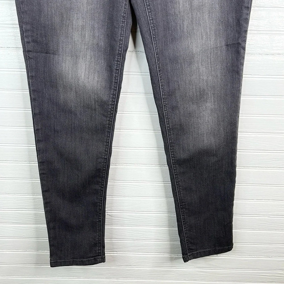 Democracy Women's Skinny Gray Denim Jeans Size 8 Mid Rise Slim Fit with Stretch - Picture 5 of 11